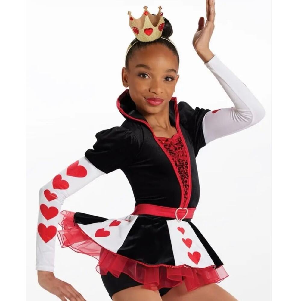 Weissman Dancewear Costume Queen of Hearts 15136 size Girls MC